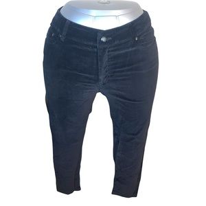 10 Black Velvet Pants Women’s M Medium Straight Leg Pants